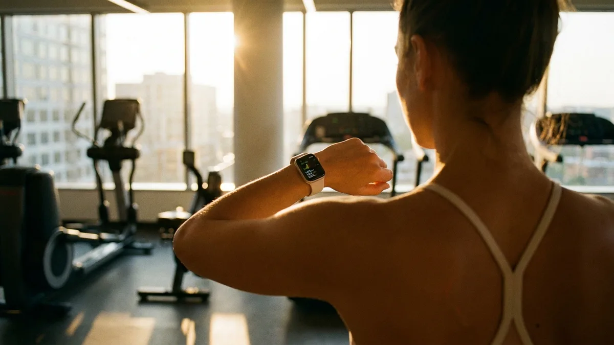 Checking recovery stats on Apple Watch after a workout